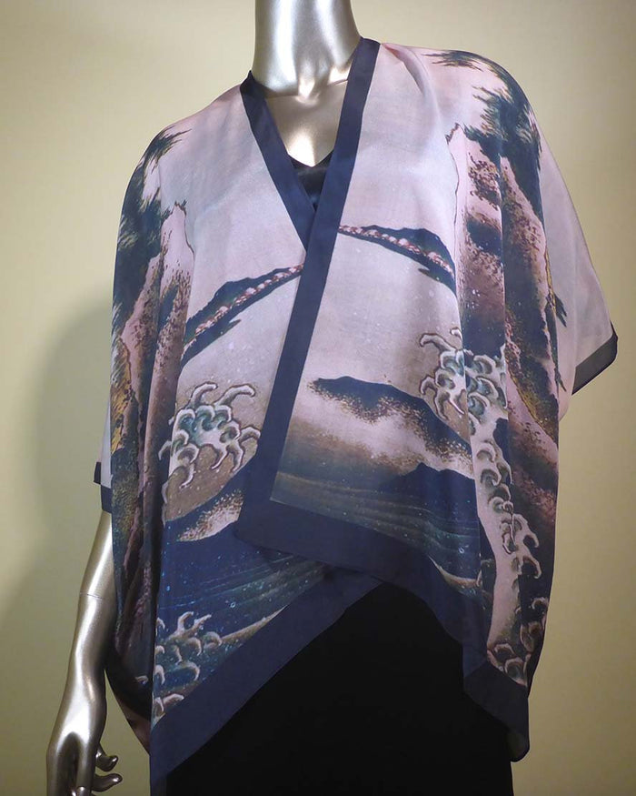 SILK SHORT KIMOMO JACKET-COCOON HOUSE
