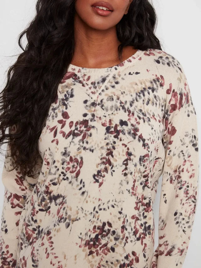 L/S CREW NECK ROUND HEM SWEATER-POETRY-CHARLIE B