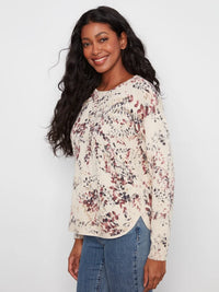 L/S CREW NECK ROUND HEM SWEATER-POETRY-CHARLIE B
