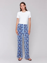 LILY PRINT WIDE LEG PANT-CHARLIE B