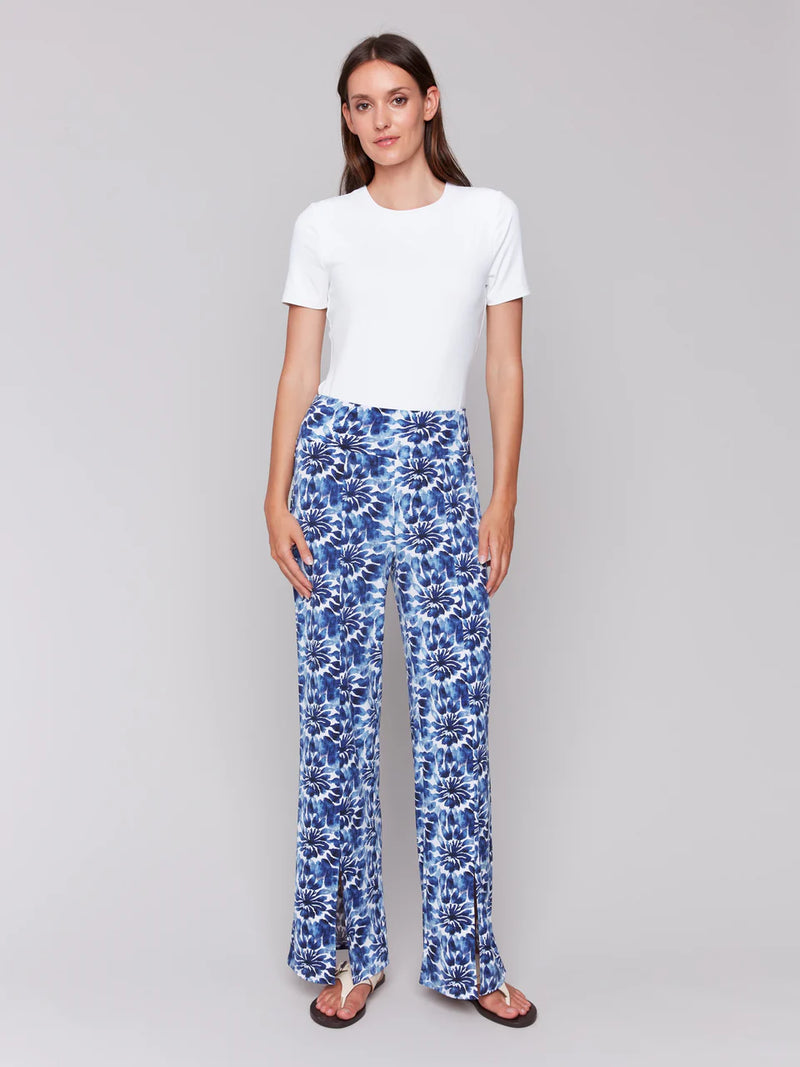 LILY PRINT WIDE LEG PANT-CHARLIE B