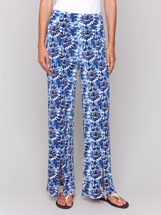 LILY PRINT WIDE LEG PANT-CHARLIE B