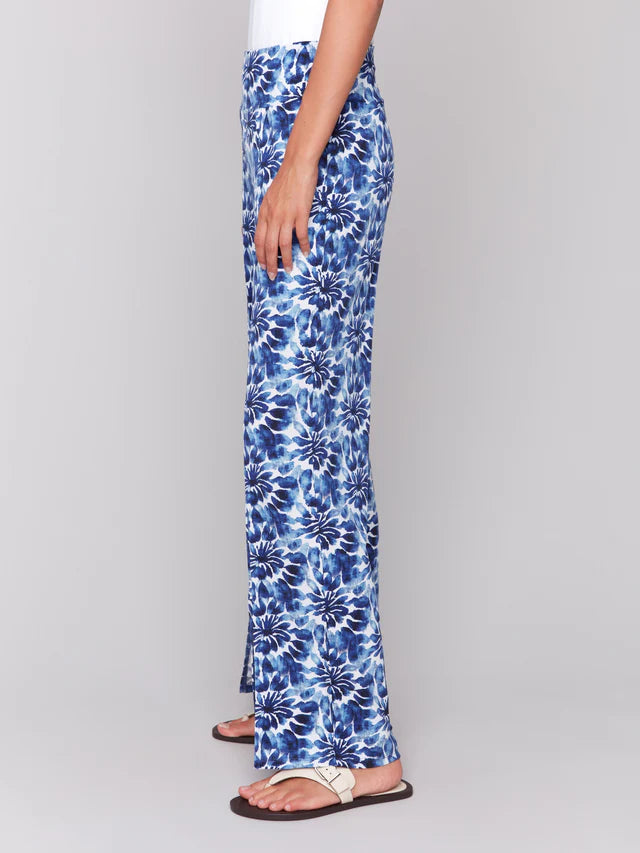 LILY PRINT WIDE LEG PANT-CHARLIE B