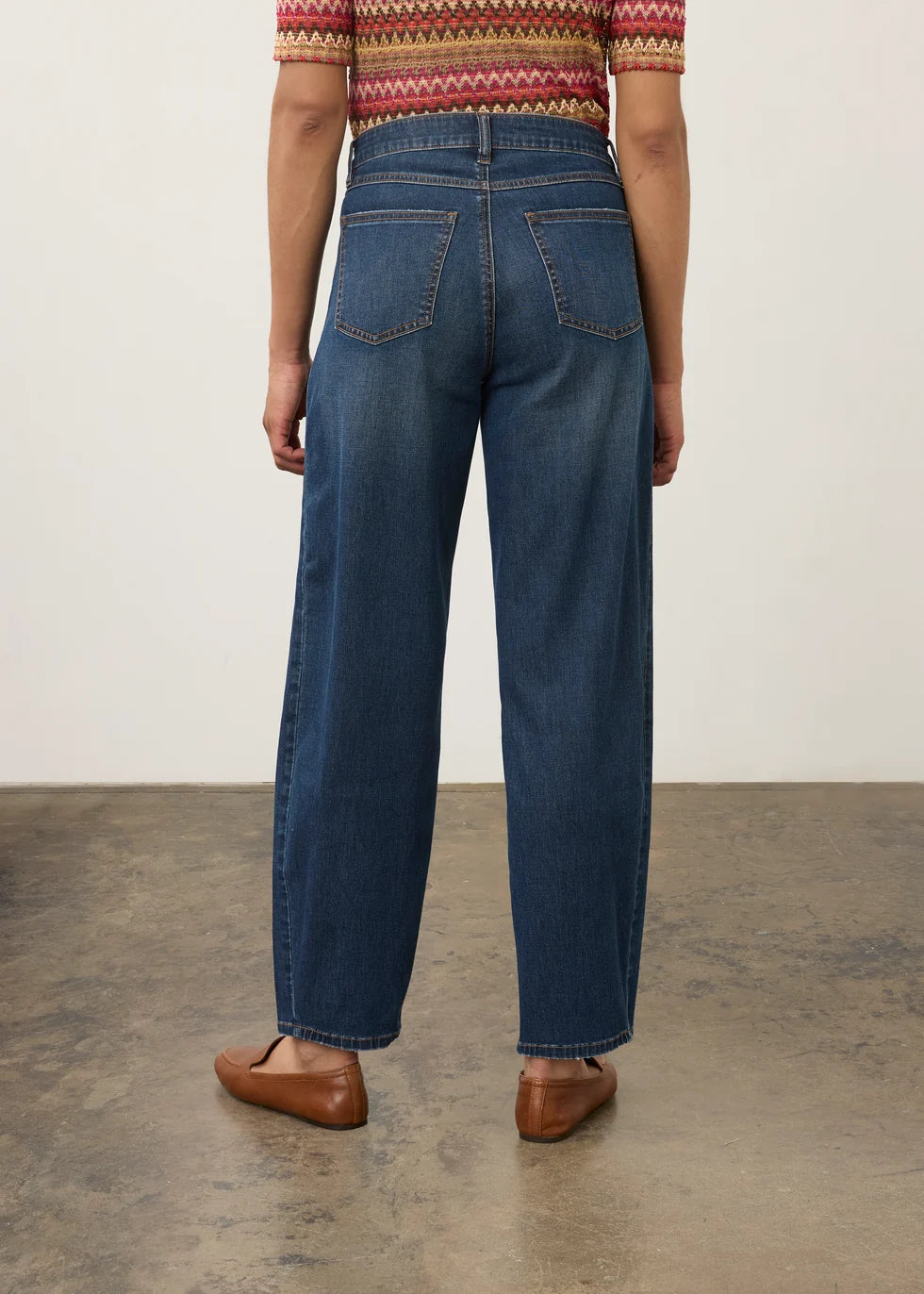 GIRLFRIEND BARREL ANKLE DENIM-FDJ FRENCH DRESSING