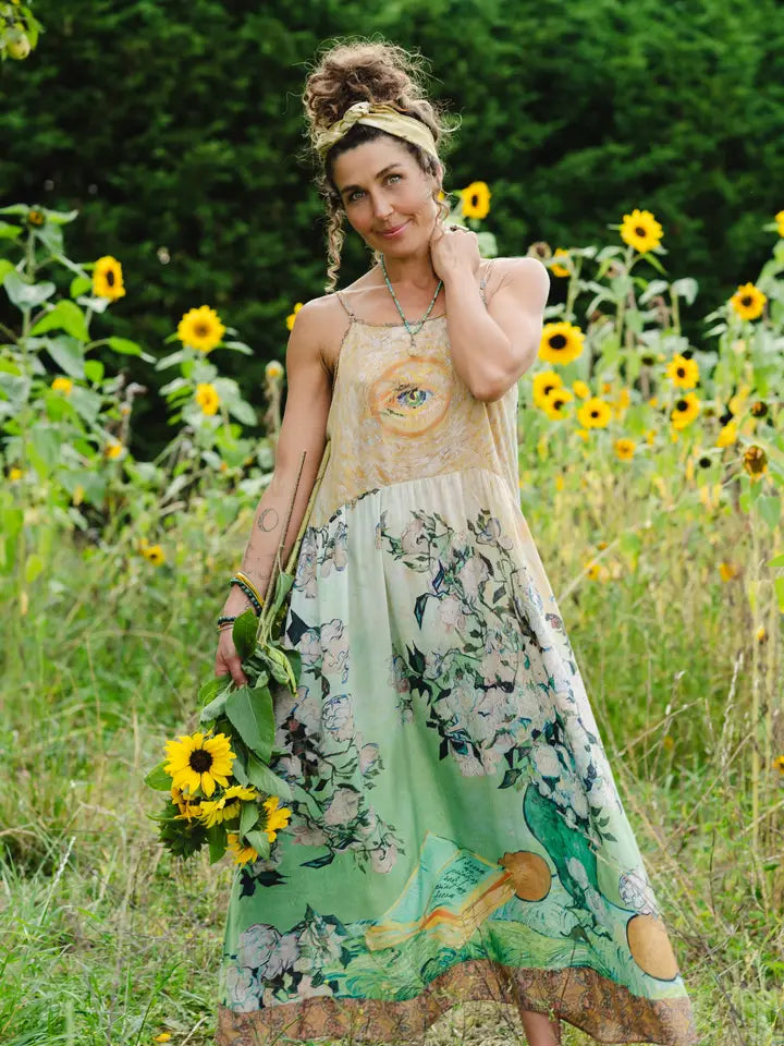I PAINT MY DREAM BOHEME SLIP DRESS-MARKET OF STARS
