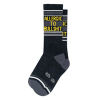 ALLERGIC TO BULL@H*T CREW SOCKS-GUMBALL POODLE