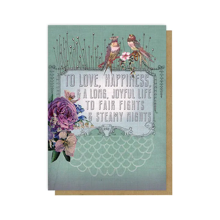 WEDDING WISH-GREETING CARD-PAPAYA