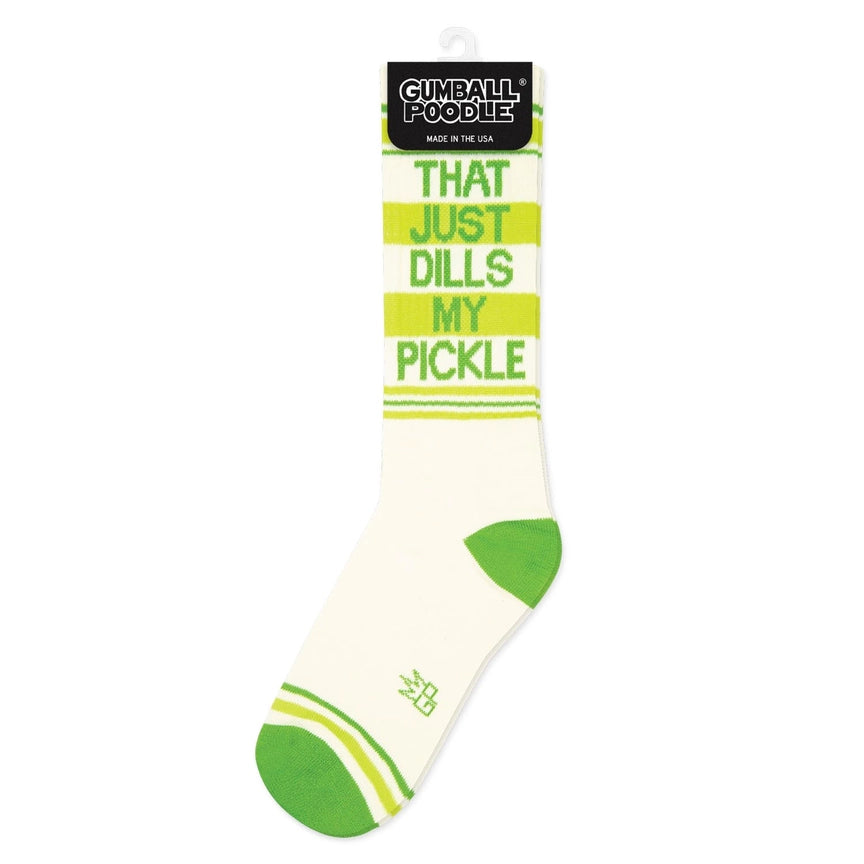 THAT JUST DILLS MY PICKLE CREW SOCKS-GUMBALL POODLE