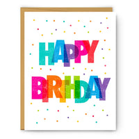 HAPPY BIRTHDAY COLORFUL-BIRTHDAY CARD-FOOTNOTES