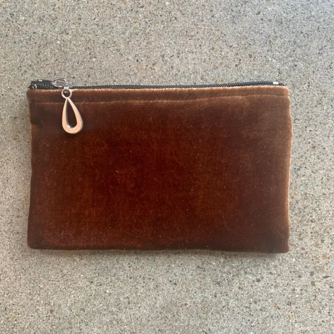VELVET COIN PURSE-DANA HERBERT ACCESSORIES