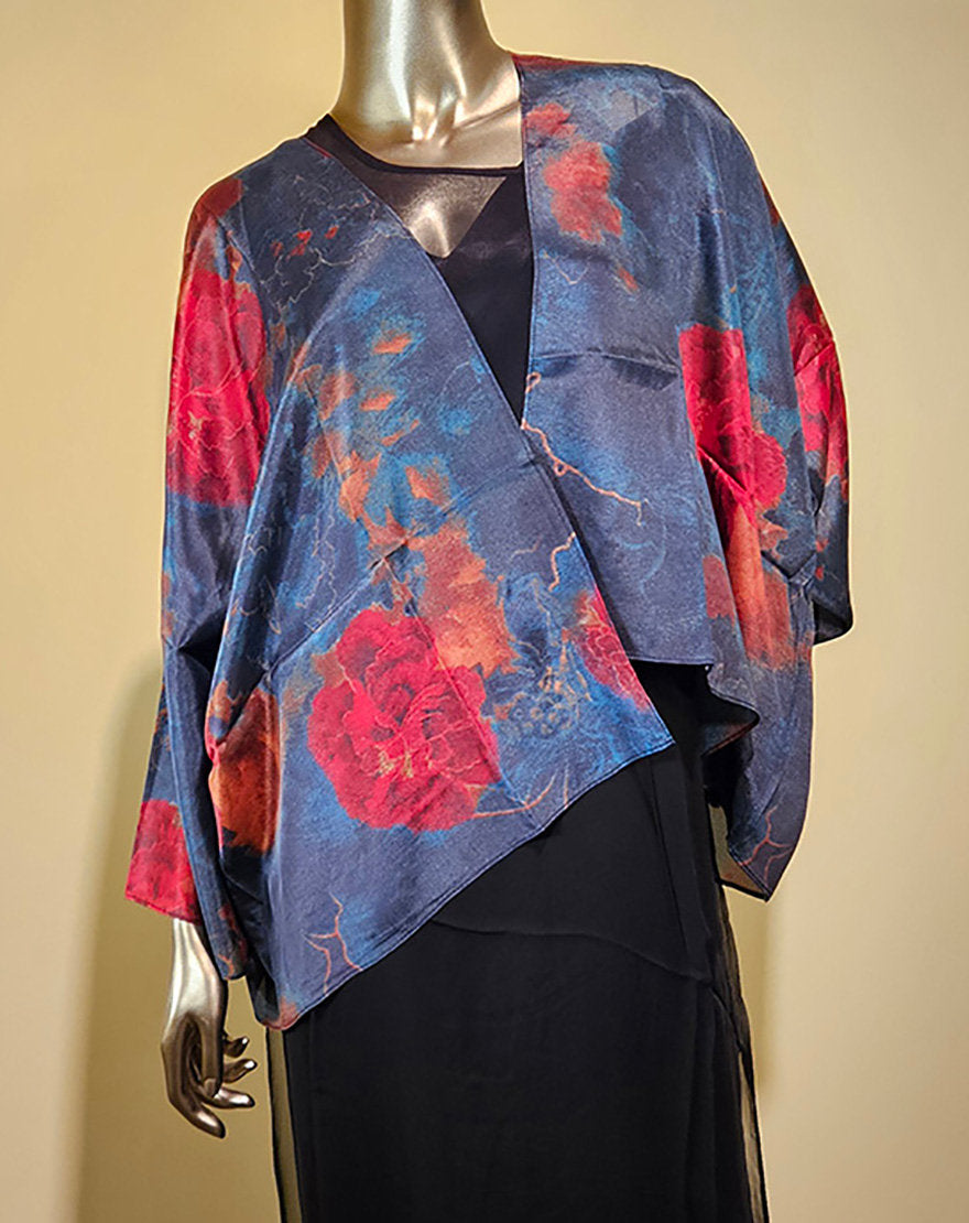 SILK KIMOMO JACKET-COCOON HOUSE