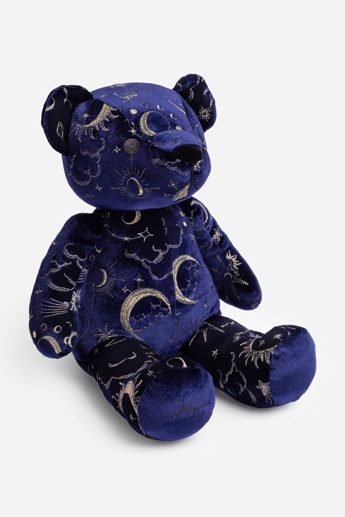 CELESTIN EMBROIDERED VELVET BEAR-JOHNNY WAS