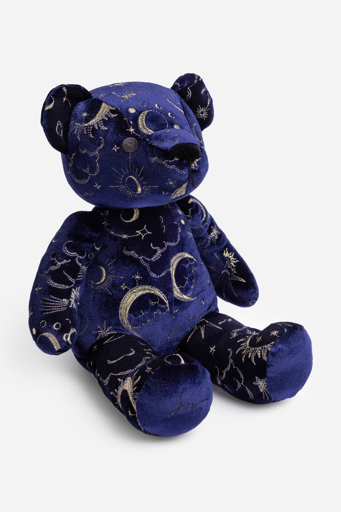 CELESTIN EMBROIDERED VELVET BEAR-JOHNNY WAS