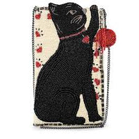PURR-SUIT CROSSBODY PHONE BAG-MARY FRANCES