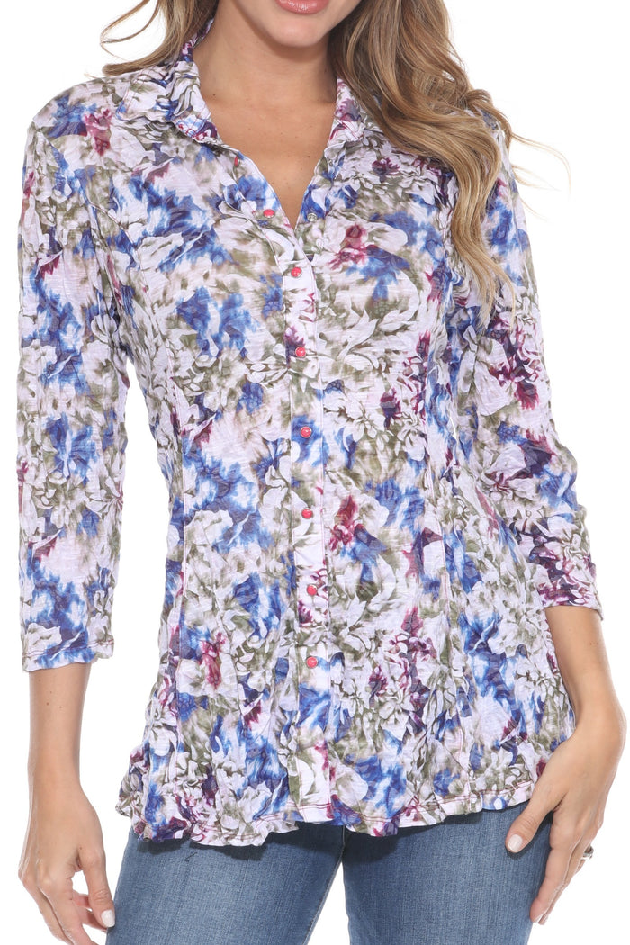 VIOLET HAZE-SELENA SHIRT-CARINE APPAREL