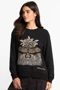 PAJARO SWEATSHIRT-BLACK-JOHNNY WAS