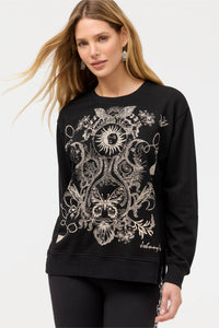 KRYSALLIS SWEATSHIRT-BLACK-JOHNNY WAS