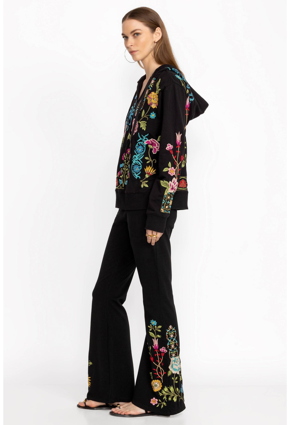 SHERI FLARE LEGGING-BLACK-JOHNNY WAS