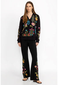 SHERI FLARE LEGGING-BLACK-JOHNNY WAS