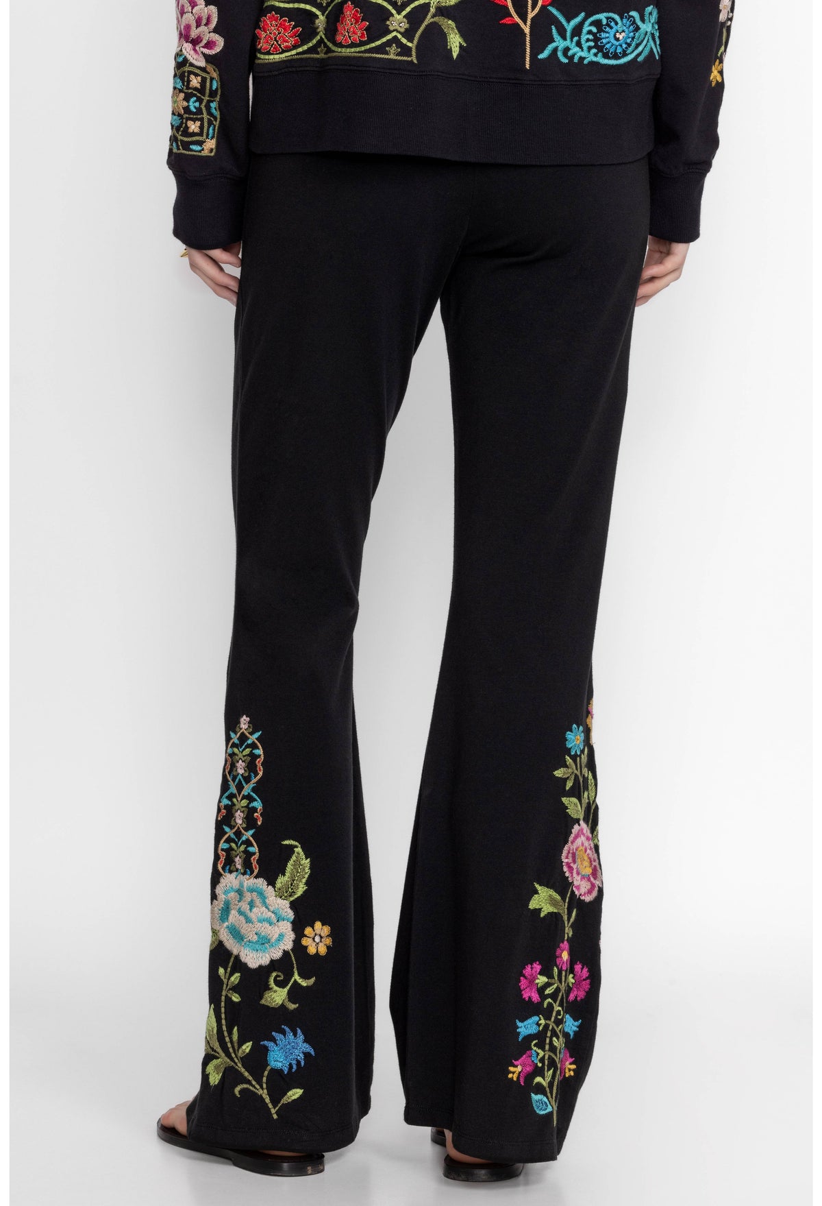 SHERI FLARE LEGGING-BLACK-JOHNNY WAS