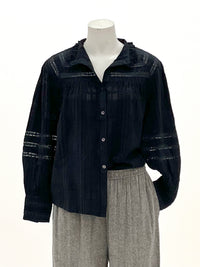 NELLIE SHIRT-BLACK-CIENNA