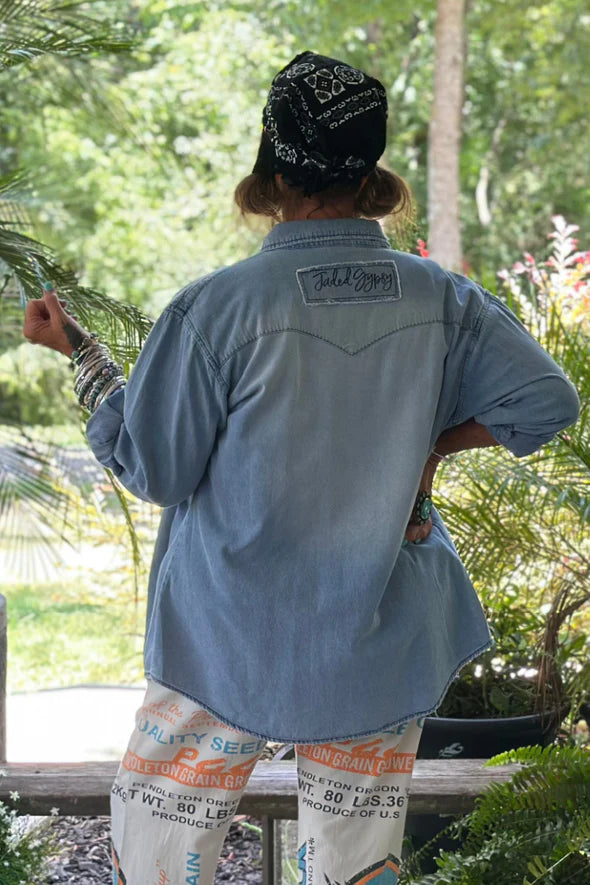 NEW FRONTIER SHIRT-JADED GYPSY