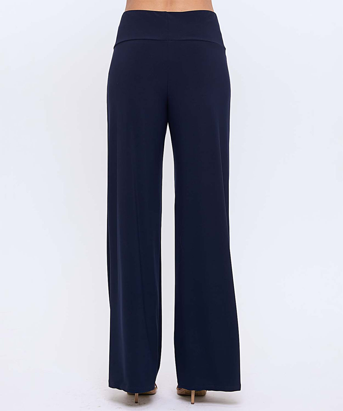 BASIC WIDE LEG PANT-NAVY- LAST TANGO