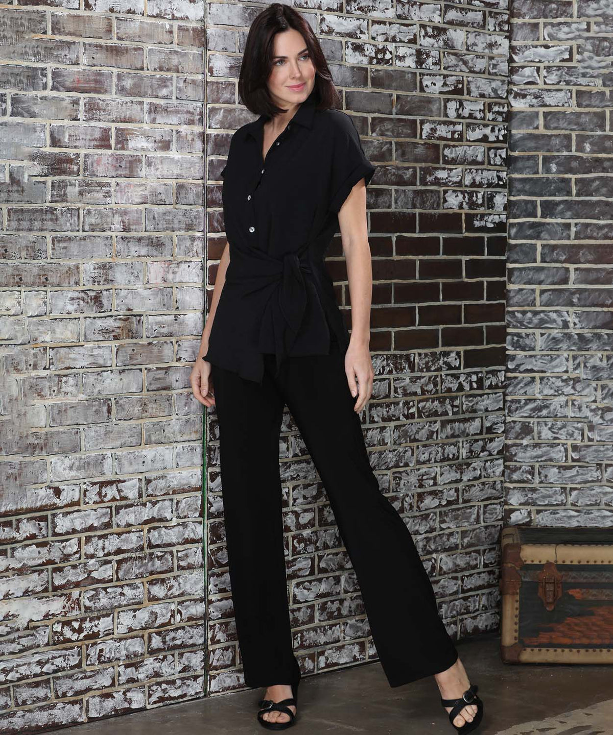 STRAIGHT LEG PANT-BLACK- LAST TANGO