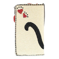 PURR-SUIT CROSSBODY PHONE BAG-MARY FRANCES