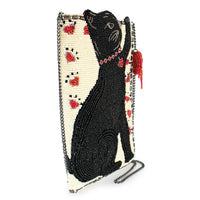 PURR-SUIT CROSSBODY PHONE BAG-MARY FRANCES