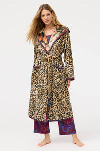 ADITI ROBE(REVERSIBLE)-LEOPARD-JOHNNY WAS