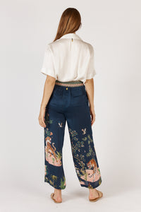 MACHALI SHIRT PANT SET-NAVY-RUBY YAYA