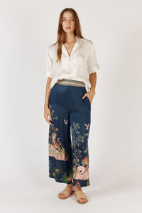 MACHALI SHIRT PANT SET-NAVY-RUBY YAYA