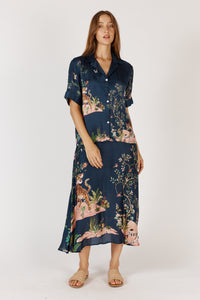 MACHALI SHIRT PANT SET-NAVY-RUBY YAYA