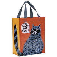 YOU GONNA EAT THAT? HANDY TOTE- BLUE Q