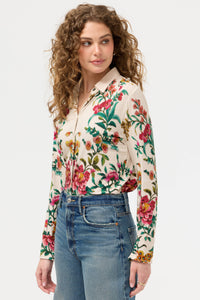 THE JANIE FAV BUTTON FRONT SHIRT-MIRAZE-JOHNNY WAS