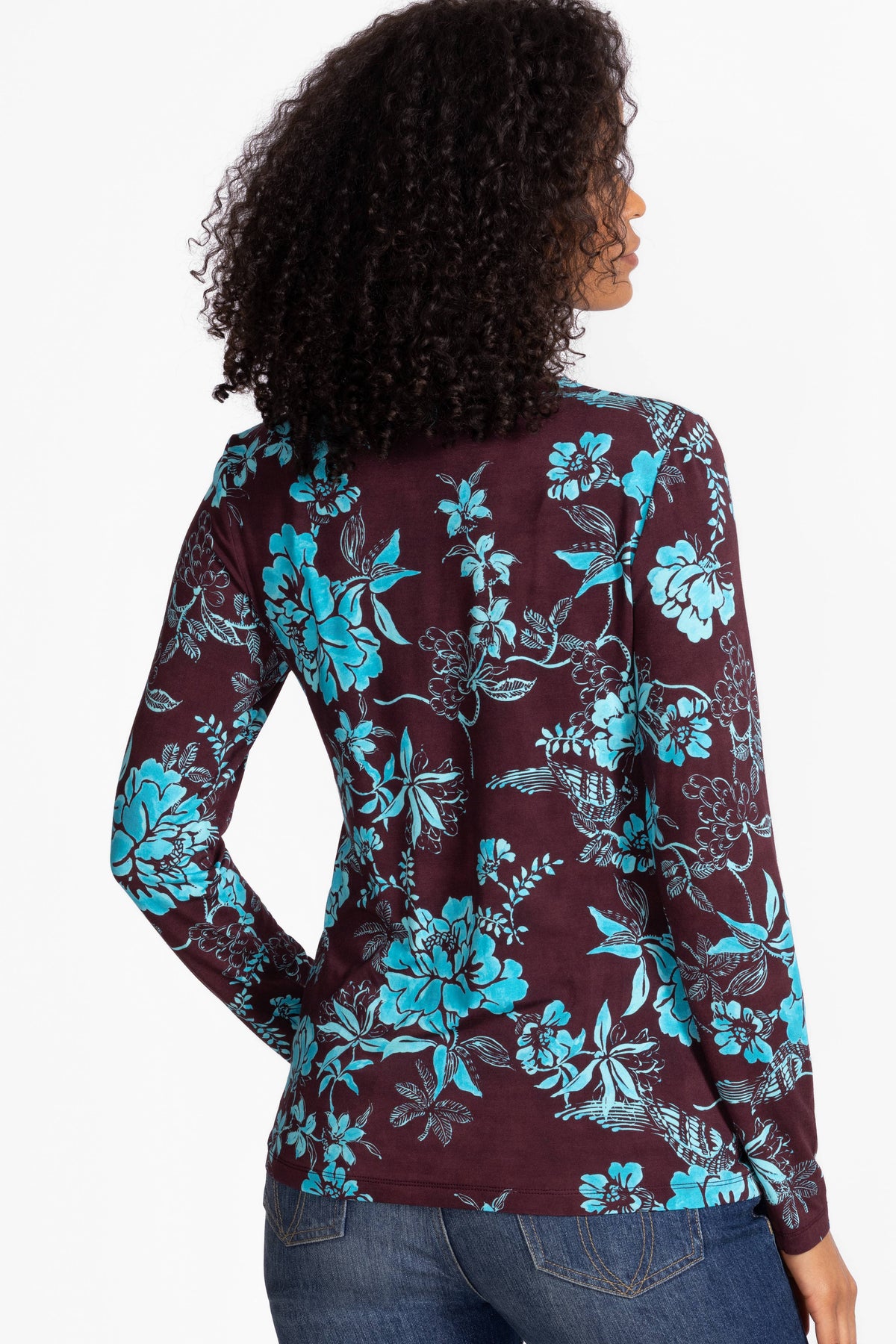 JANIE FAVORITE FITTED LONG SLEEVE TEE-ALEXANDRIA-JOHNNY WAS