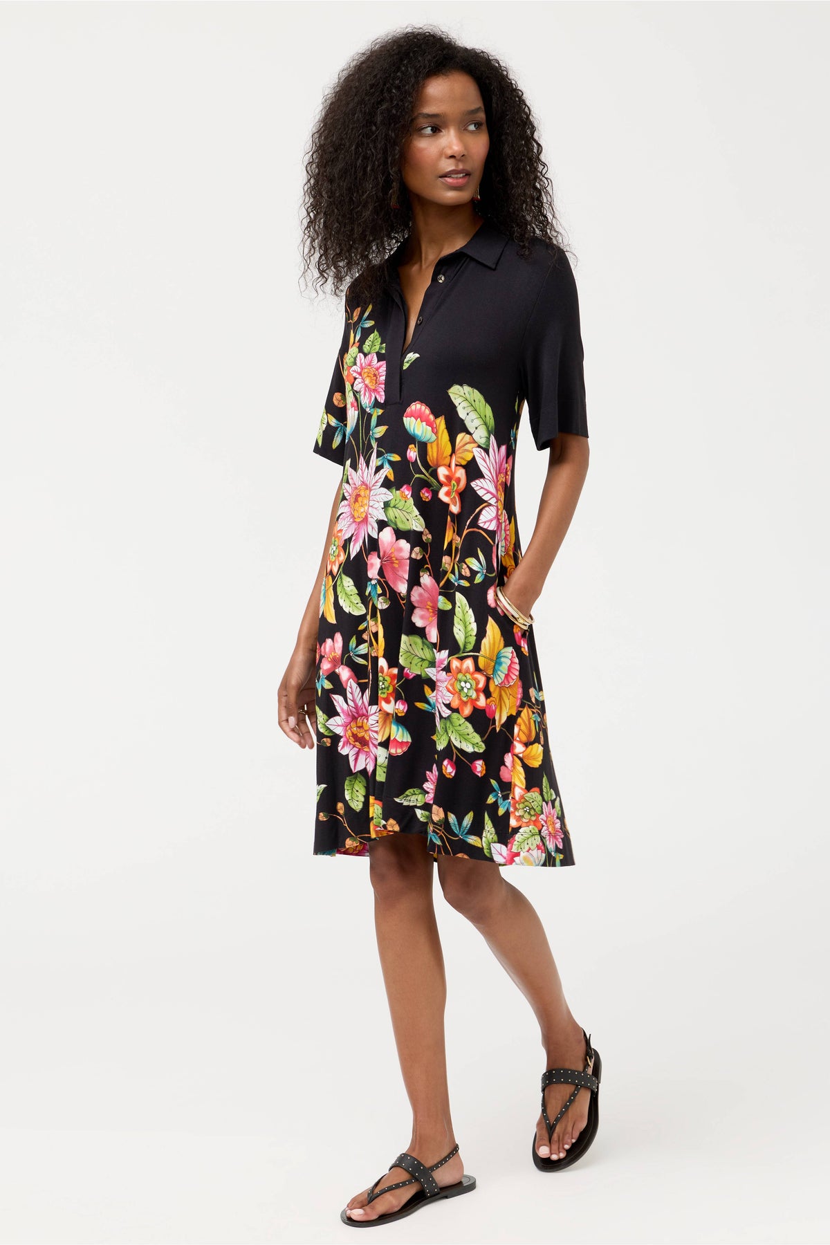 THE JANIE FAV POLO SWING DRESS-ORLAYA-JOHNNY WAS