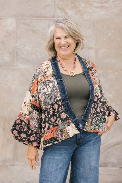 TIFFANY CARDIGAN-RUST MIX-SHANNON PASSERO