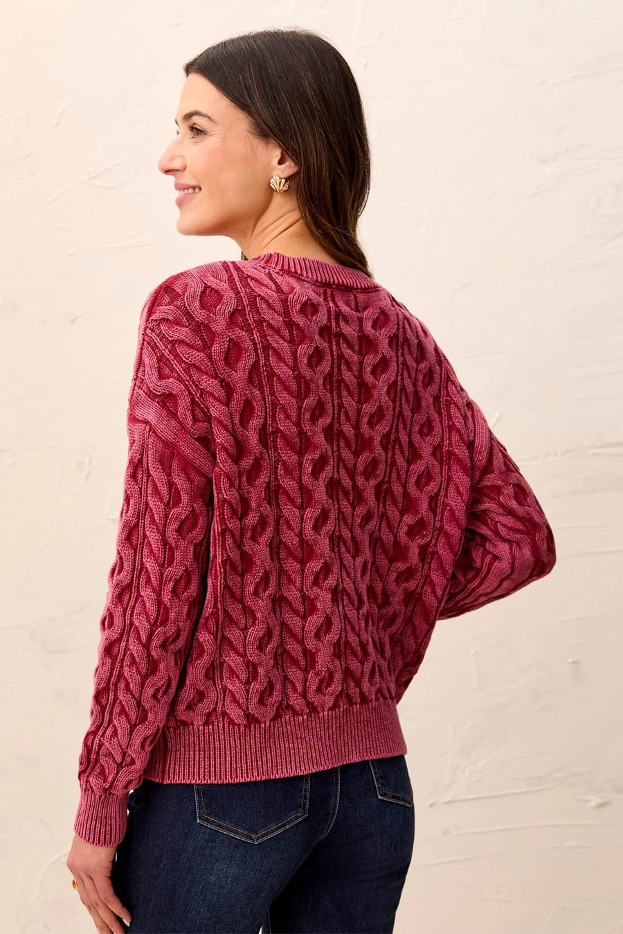 CABLE KNIT SWEATER-PINOT-TRIBAL