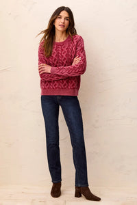 CABLE KNIT SWEATER-PINOT-TRIBAL
