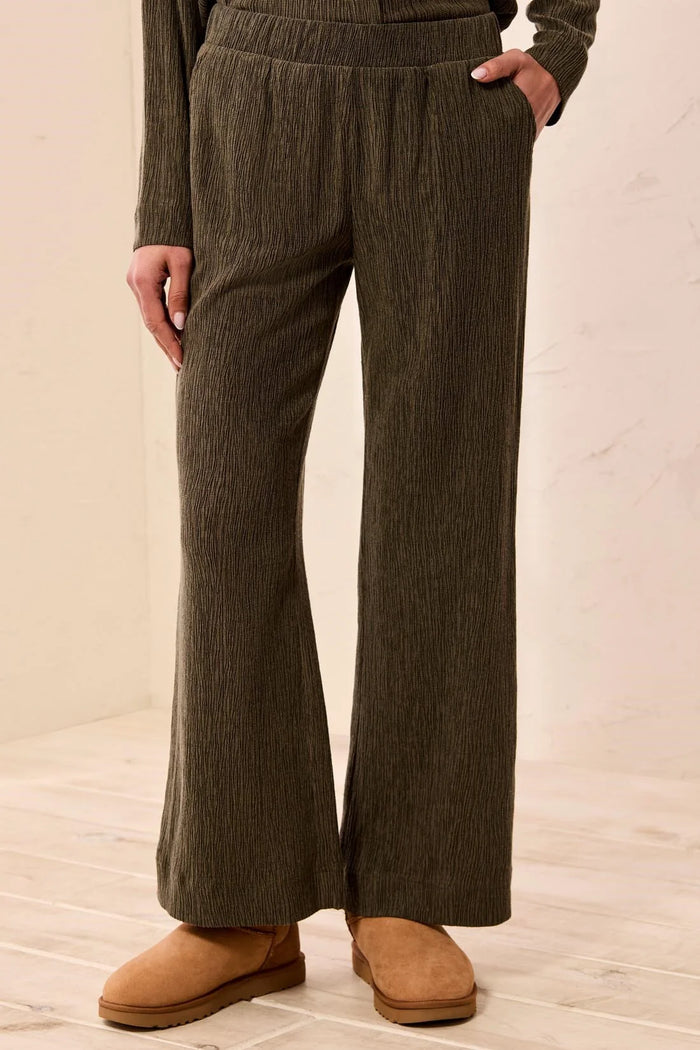 CRINKLE LYOCELL PULL-ON FLOWY WIDE LEG PANT-BASIL-TRIBAL