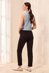 SOPHIA BOUNDLESS SLIM ANKLE JEANS-BLACK-TRIBAL