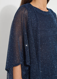 RIVA MESH SEQUIN SHRUG-CAPRI-LYSSE