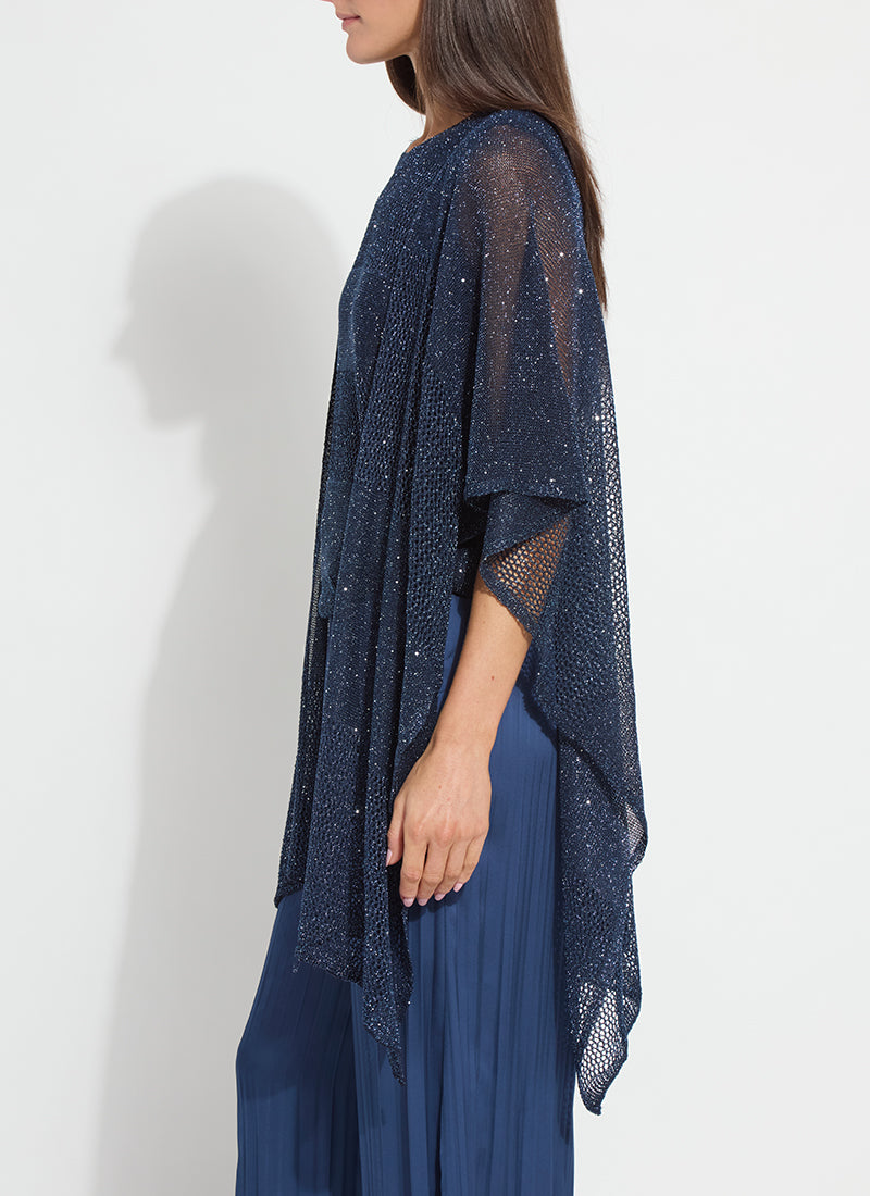 RIVA MESH SEQUIN SHRUG-CAPRI-LYSSE