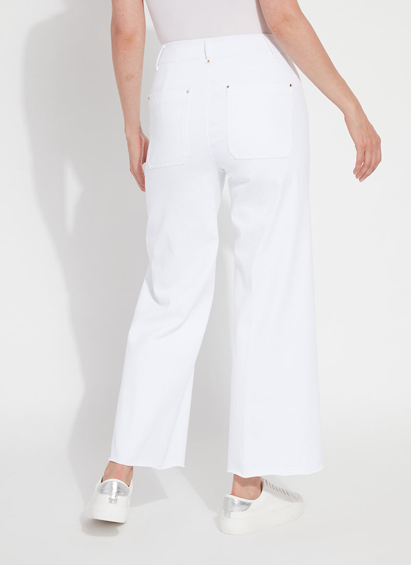 ERIN HI WAIST WIDE LEG DENIM-WHITE-LYSSE