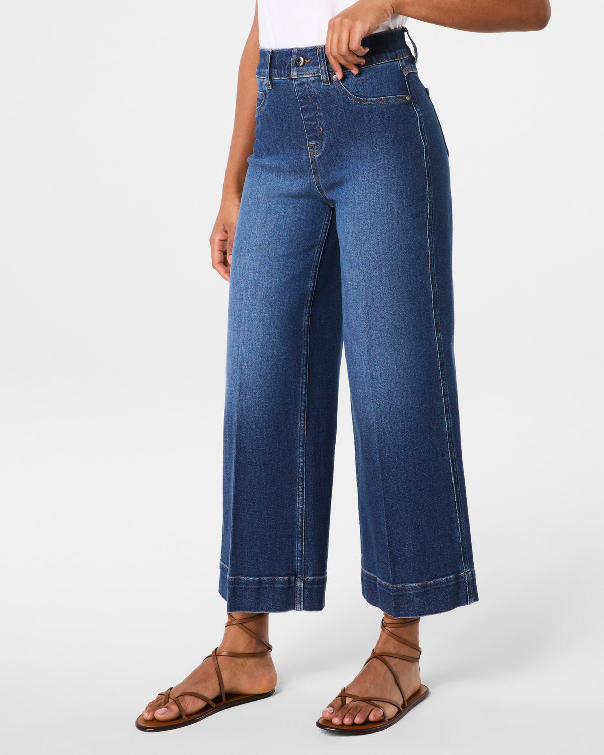 SPANXSHAPE EVERYWHERE CROP WIDE LEG JEAN-SPANX