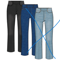 AUDREY PULL-ON CROP JEAN 26"-BLACKMIST-TRIBAL