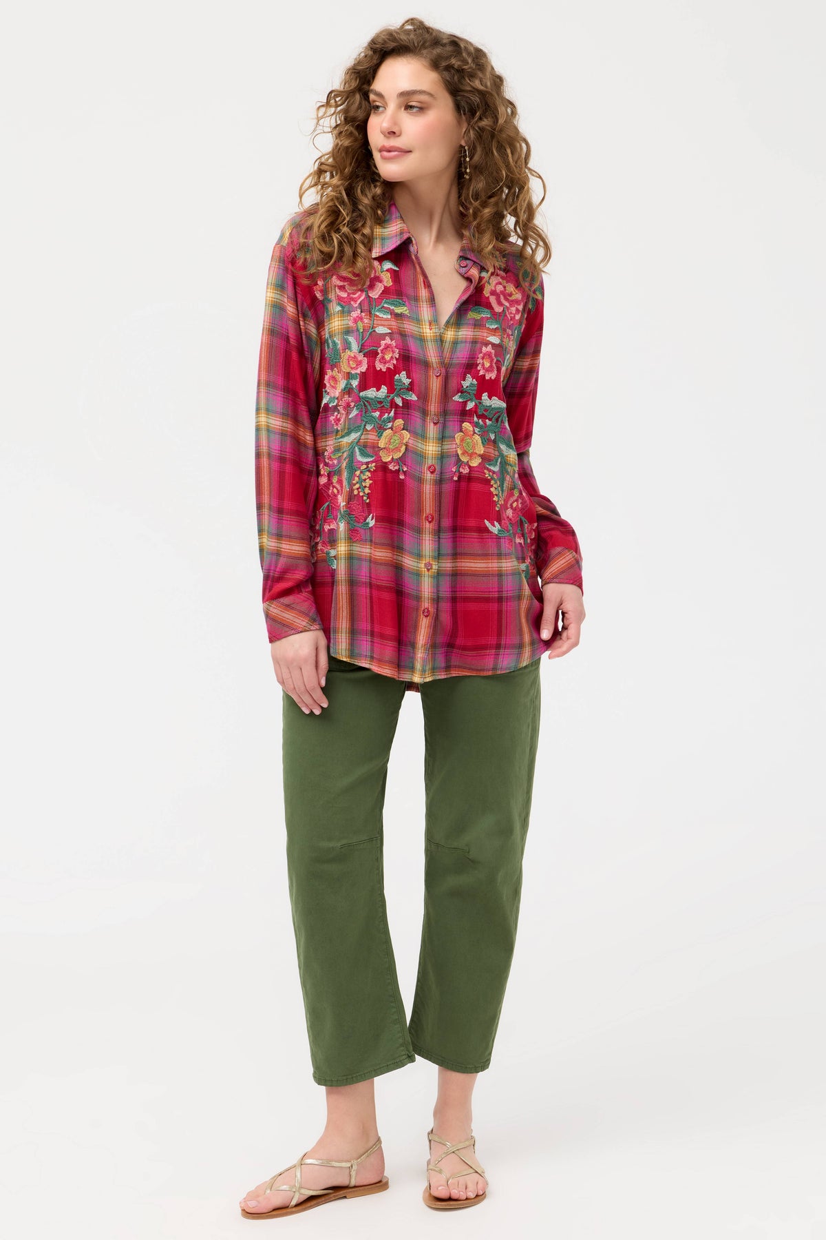 SUNNIE OVERSIZED SHIRT-LIRIEN PLAID-JOHNNY WAS