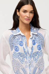 PALLADIUM RELAXED BUTTON DOWN SHIRT-WHITE-JOHNNY WAS